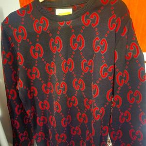 Mens gucci monogram jumper